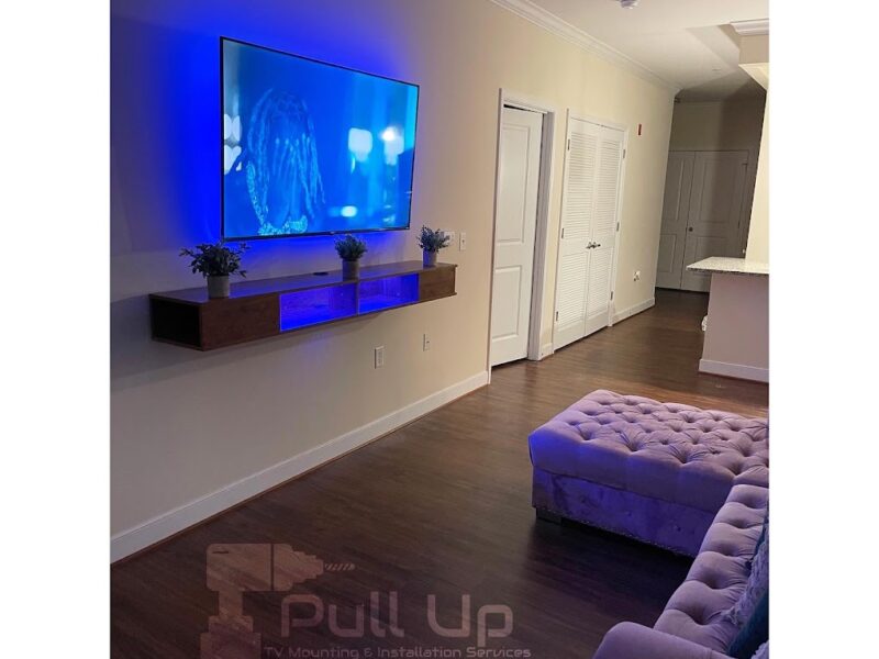 Pull Up TV Mounting